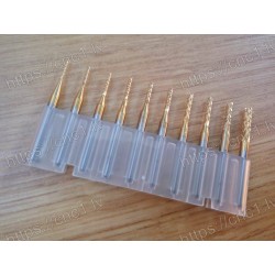 10pcs  CED 0.8 - 3.0mm Corn Cutter CNC Router bits