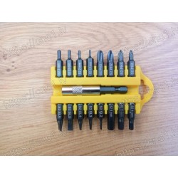 17pcs Torx Hex Star Bit Set Magnetic Holder Screwdriver Bits