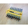 17pcs Torx Hex Star Bit Set Magnetic Holder Screwdriver Bits