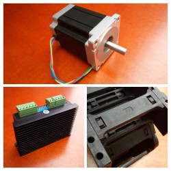 4-ass CNC Elektronikas komplekts USB MACH3 100Khz Breakout Board Nema 23 3.0 N*M