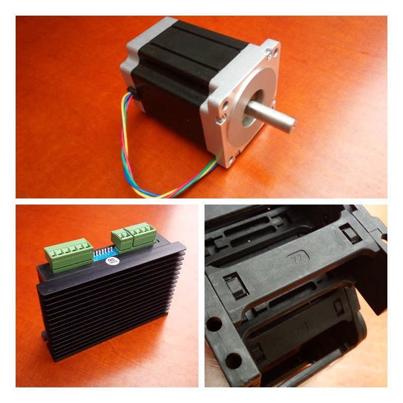 4-ass CNC Elektronikas komplekts USB MACH3 100Khz Breakout Board Nema 23 3.0 N*M