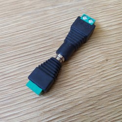 Male To Female DC adapter 2.1 x 5.5mm 2 gab. (Pārī)