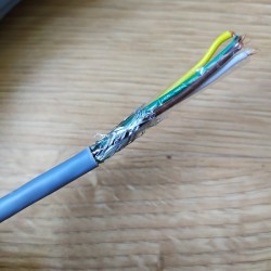 LIYCY 4 X 0,50 mm Elastīgs ekranēts signālu kabelis 1 m