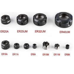 Nut for Spring Collet ER11- ER40 CNC milling Engraving machine