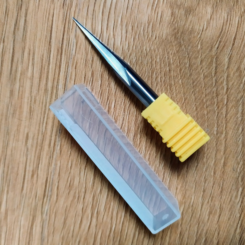 6mm 2 Flutes Straight CNC Engraving V Bits deep cutter for wood hardwood