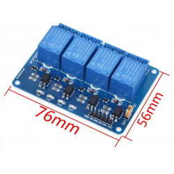 4-Channel Relay Module Shield for Arduino ARM PIC AVR DSP Electronic 5V 4 Channel Relay.4 road 5V Relay Module
