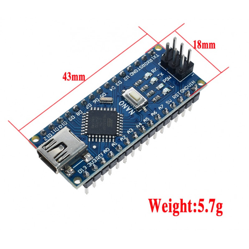 Arduino Nano 3.0 Atmega328 Controller Compatible Board for Module PCB ...