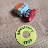 10A CNC Emergency Stop Mushroom Pushbutton Switch
