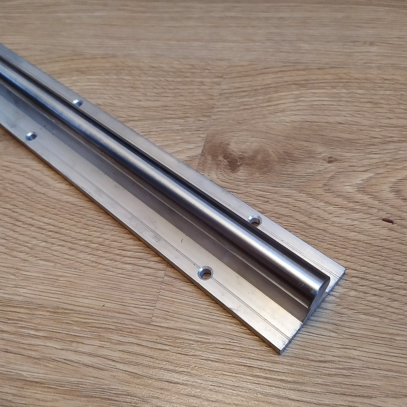 Length: Roughness Type B, Diameter: 16mm Ochoos Dia 16mm L490mm 3pcs/lot Cylinder Linear Rail Shaft sus400 Stainless Steel Surface quenched HRC 57 Much Durable high Roughness