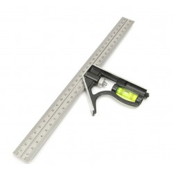 Измерительные инструменты Комбинированный алюминиевый, для мастерской, , угол, уровень 300 мм
