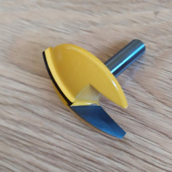 6-8-12mm Shank Small Bowl Bottom Knife Milling Cutter R 44,45mm