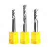 8mm Shank X 25-52mm CEL Single Flute Spiral Cutter High Qualit Router bit For Acrylic