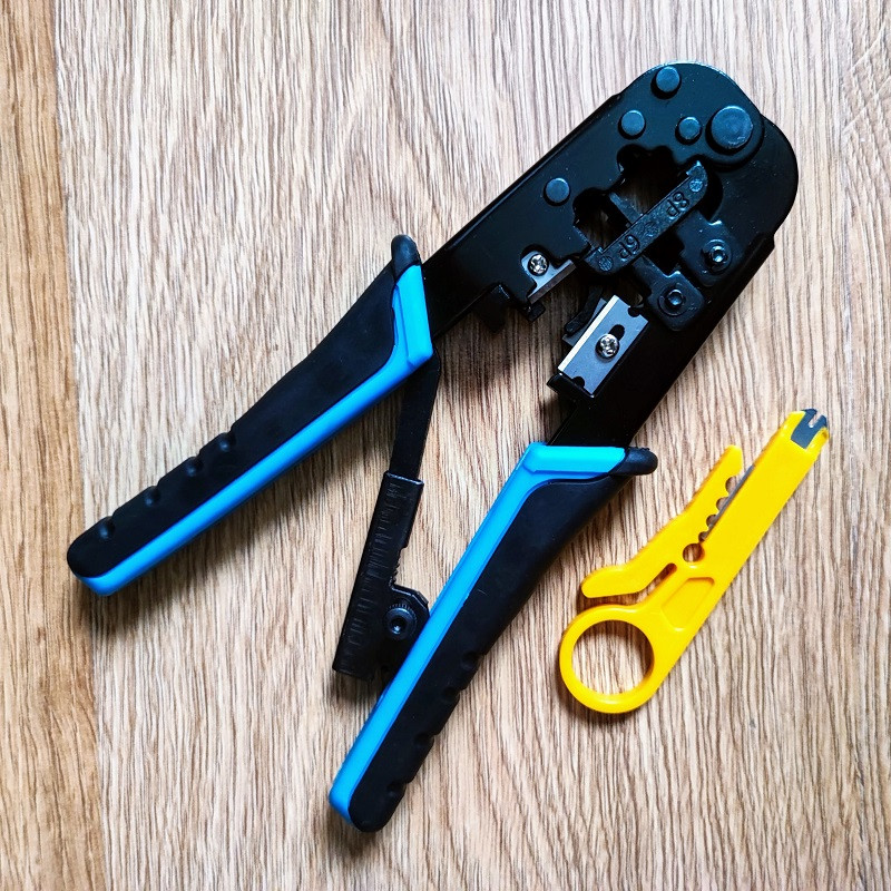 RJ45 Network Cutting Tools 8P RJ45 Crimper Cutter Stripper Plier for Modular RJ12 RJ11