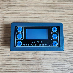 Dual Mode LCD PWM Pulse Signal Generator for Stepper Motor Speed Regulator