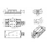 Z- axis Linear Stage Stroke 200mm - 250 mm lead screw 5mm SBR20