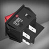 30A 250V Heavy Duty KCD2 Rocker Switch ON Off DPST 4 Pin With Red Lighted 220V Toggle Switch Electrical Equipment T125