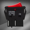 30A 250V Heavy Duty KCD4 Rocker Switch ON Off DPST 4 Pin With Red Lighted 220V Toggle Switch Electrical Equipment T125