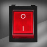 30A 250V Heavy Duty KCD4 Rocker Switch ON Off DPST 4 Pin With Red Lighted 220V Toggle Switch Electrical Equipment T125