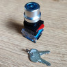 WDNSB1-Y Metal Key switch, 2 position