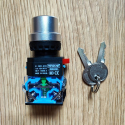 WDNSB1-Y Metal Key switch, 2 position