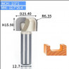 1/2" SHK x 25,4mm-31.75 mm CED Galda plaknei Kokapstrādes CNC frēzes