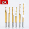 5 pcs 2.0mm CED  3.175mm Shank ball nose Spiral Router Bits Titanium