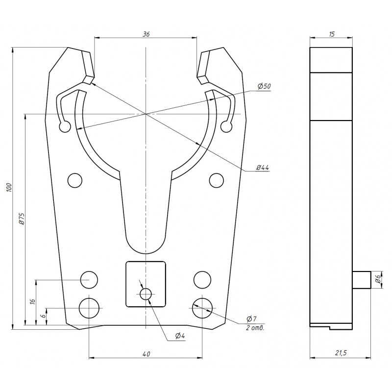 ISO30 CNC Tool Holder Clamp