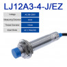 LJ12A3-4-J... Induktīvs tuvuma sensors. Attālums 4mm, diametrs 12mm NPN/PNP