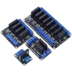 5V 1 2 4 8 Channel SSR G3MB-202P Solid State Relay Module 240V 2A Output with Resistive Fuse For ARDUINO