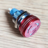 22mm metal emergency stop button switch stainless steel waterproof with LED backlight.