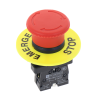 10A Emergency Stop Push Button Switch 1NC DPST AC 660V  Red Mushroom