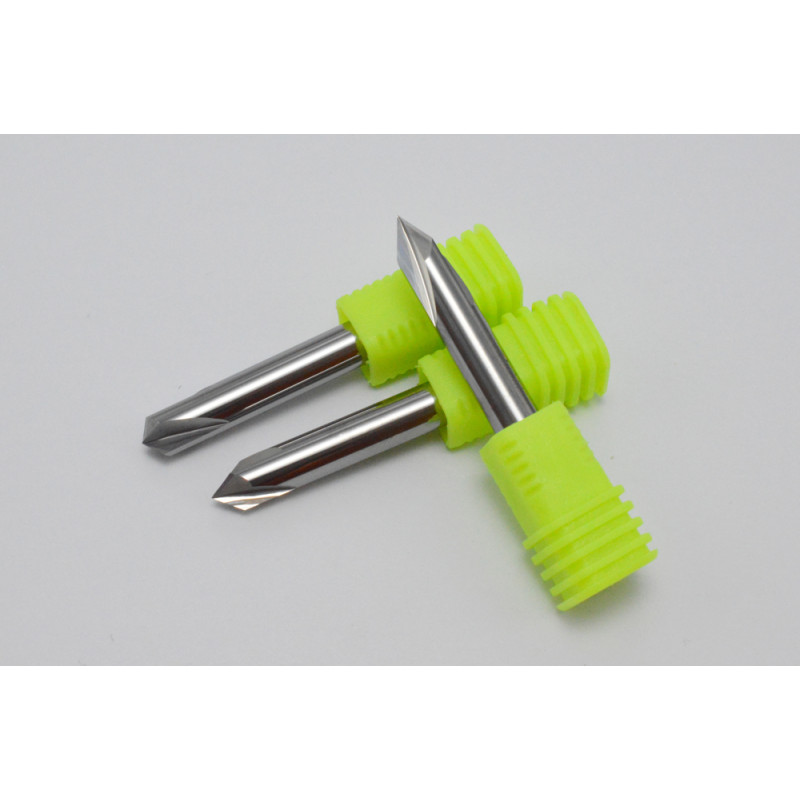 3.175 - 4.0 - 6.0mm 3 Flutes chamfering cutter 60 - 90 -120 degree centering drill for aluminum