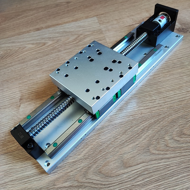 Z- axis Linear Actuator Stage, Stroke 200mm - CNC Engineering, SIA