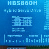 HBS860H Closed-loop 2 фазный драйвер серво двигателя   8A 20-70VAC 30-100VDC RS232 для управления NEMA 34 с замкнутым контуром