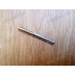 10 шт. 3.175mm x 17-22mm 2-х заходные прямые концевые фрезы