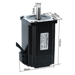 8.5 N.M Closed-Loop Stepper motor NEMA34 86HB250-118B +Closed-loop 2 Phase Hybrid Servo Driver HSS86 Set Kit