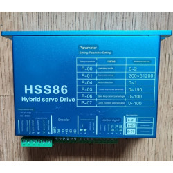 Closed-loop 2 Phase Hybrid Servo Drive HSS86 8A 20-70VAC 30-100VDC to Drive NEMA 34 Hybrid Servo Motors