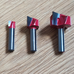 Shk8mm  x CEL8mm - 32mm Bottom Cleaning CNC  Woodworking  Bit ( 1 шт.).)