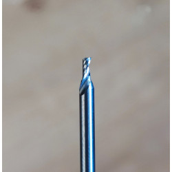 CED2-3mm x CEL4-12mm 1 Flute Spiral CNC Router Bits For PVC (10pcs.)