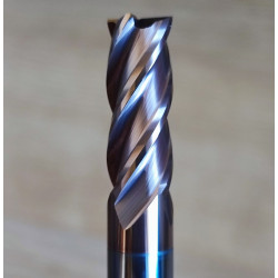 4 Flute for steel, AlTiN Coating HRC55 Tungsten Steel  CNC End mill Router bits 4mm-12mm Shank (1 pc.)