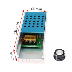 AC 220 V 6000 W SCR sprieguma regulators, elektroniskais reostats, termostats, motora ātruma regulators