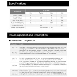 Leadshine 3DM580S 3 Phase Stepper Motor Driver 18-50VDC 1.0-8.0A