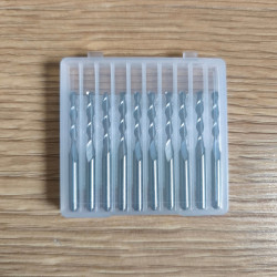 3,175 mm kāts 2 F spirālveida gala frēzes 1 gab.