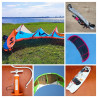 Mega set for beginners 3 kites (9m, 12m, 14m) + Board + bar + pump