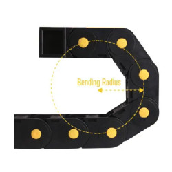 30mm X 103mm Internal Size, Openable,1M Bridge Cable Drag Chain  For CNC Machine