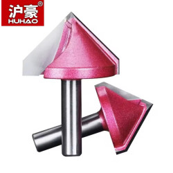 60-90 Degree 6mm SHK x 22-32mm CED  V Groove Bit Huhao
