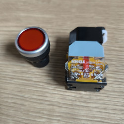 LA38  LED Button Switch AC220V Self-locking  Button 22mm
