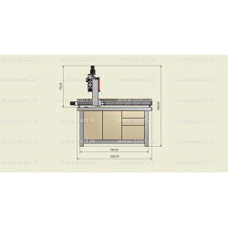 CNC darbgalds Studio 1060-3X