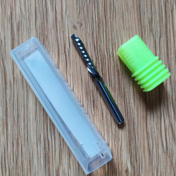 Shank 3.175mm Downcut Left Hand Single Flute Down cut Spiral Bits