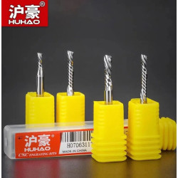 Downcut  kāts 3,175 mm kreisās puses vienas flautas spirālveida uzgaļi